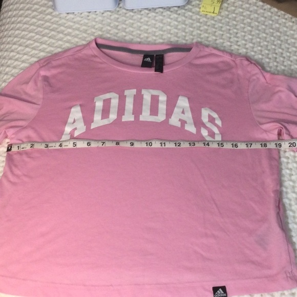 Light Pink Adidas Graphic Tee Size M - Picture 7 of 8